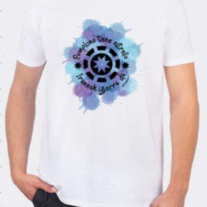 camiseta Acuarelas del Kiosko Azules