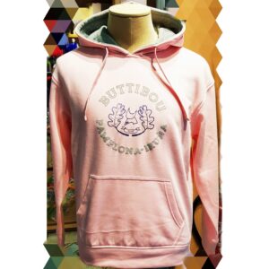 Sudadera Hoja de Roble rosa Pink maniquí