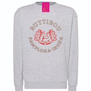 Sudadera Hoja de roble gris sin Capucha