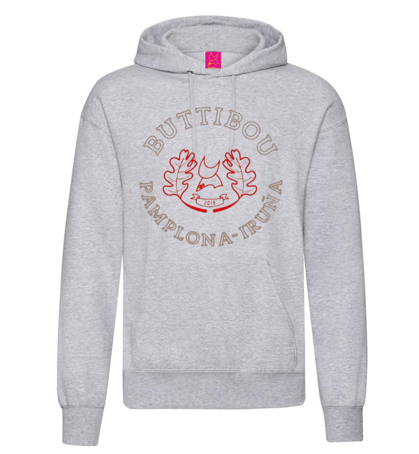 sudadera Hoja de roble, gris