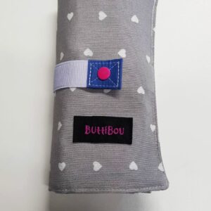 estuche corazones blues