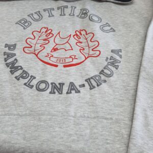 sudadera Hoja de roble gris, infantil unisex