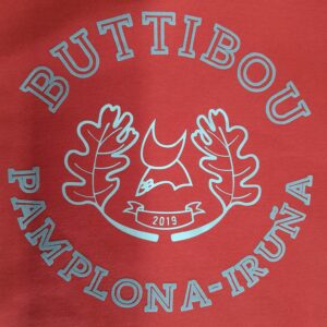 Sudadera hoja de roble, roja, niñ@s unisex