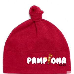 Gorro nudo Pamplona y Báculo rojo kids