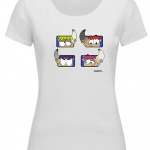 Camiseta Los Divinos Blanca Mujer