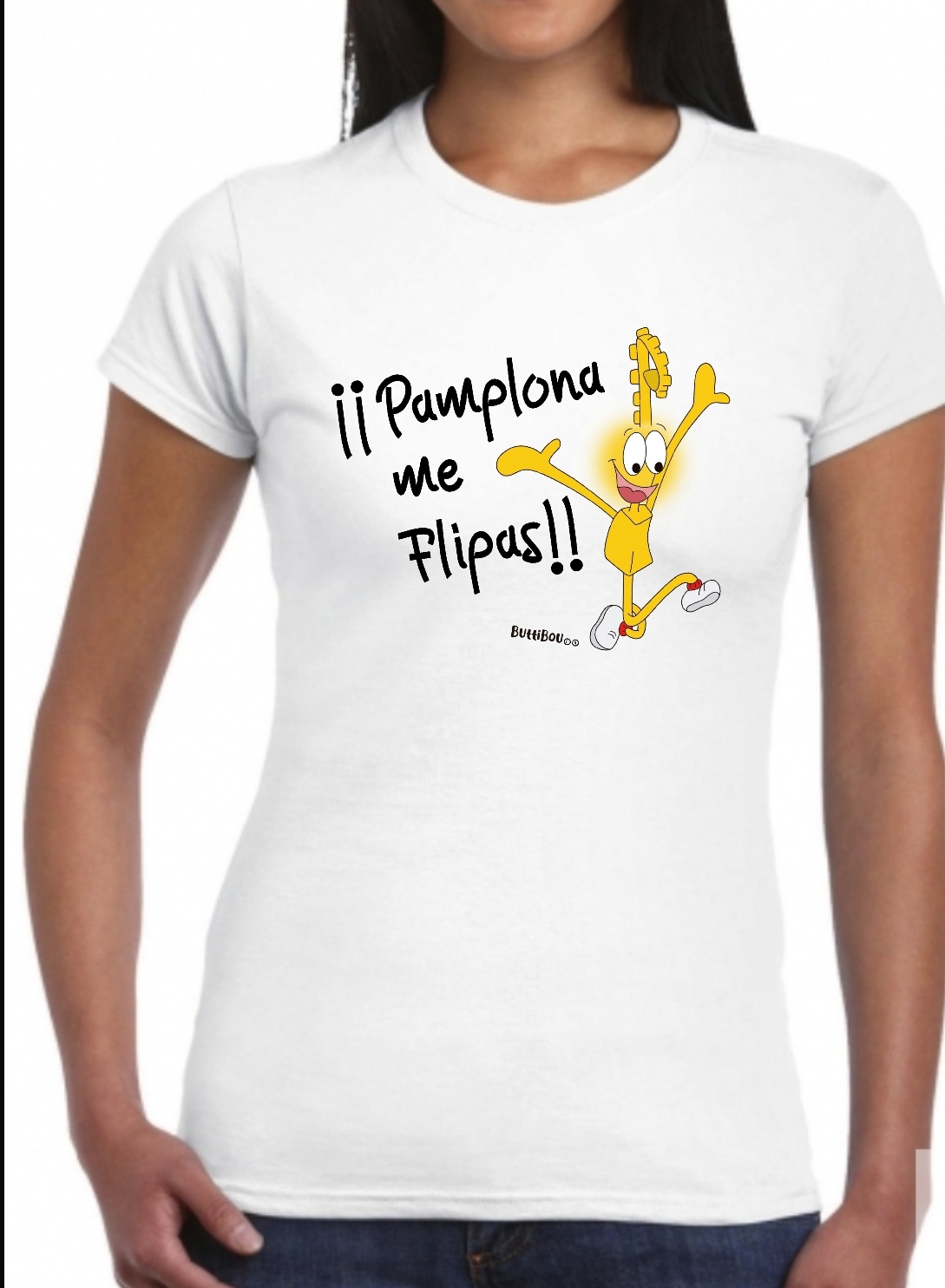 Camiseta Pamplona me flipas Mujer