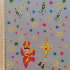 Libreta Báculo y San Fermín en el chupinazo