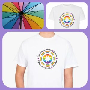 Camiseta WEl poder del Arco iris Hombre