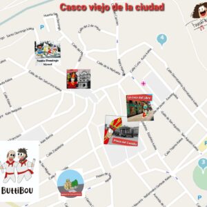 mapa del casco Viejo