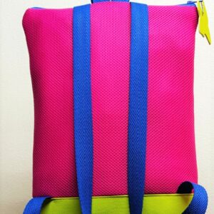 Mochila Pamplona Lima Fuksia espalda