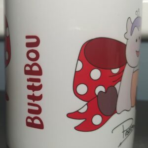 Taza Tolonzete lazo rojo