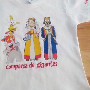 Camiseta comparsa de gigantes