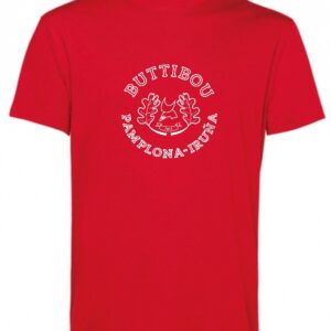 CVamiseta Hoja de roble, de rojo y blanco, hombre