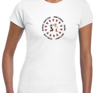 Camiseta Dantzaris mujer modelo