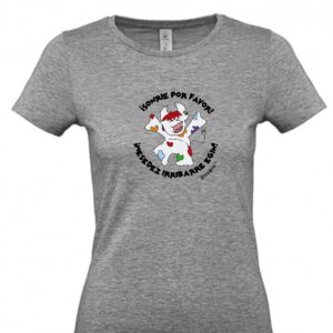 camiseta sonrie por favor!! mujer