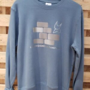 Sudadera adoquines de Pamplona, nórdic azul