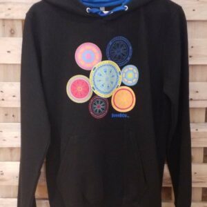 sudadera mandalas azul