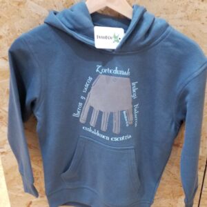 sudadera mano de irulegi kids