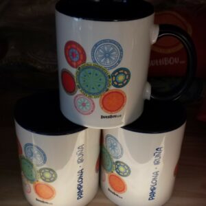 Taza mandalas kiosko Plaza del castillo, Pamplona