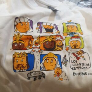 CaMISETA LOS gIGANTES DE pAMPLONA EN FIESTAS, kIDS