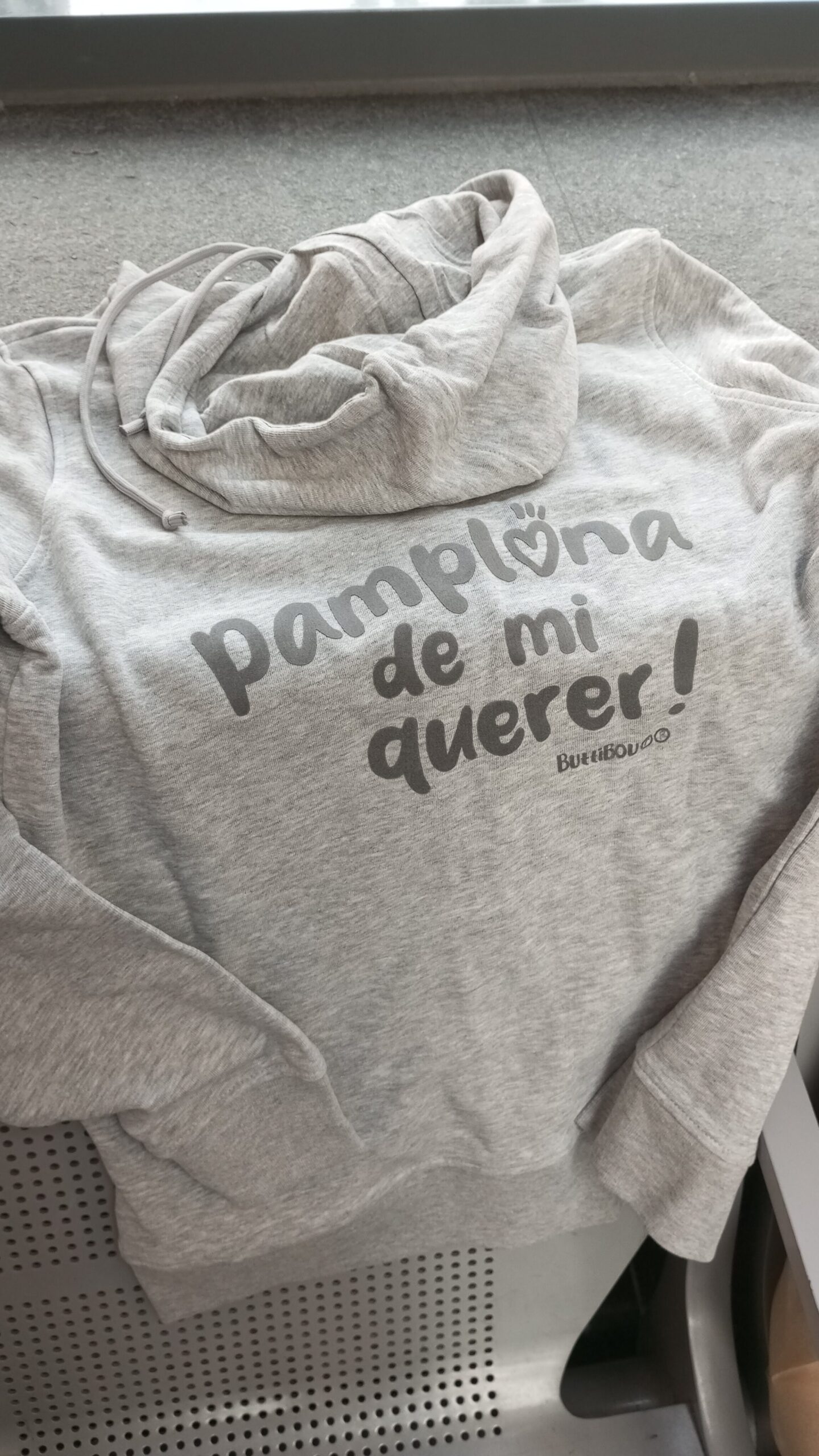sudadera cremallera Pamplona de mi querer!