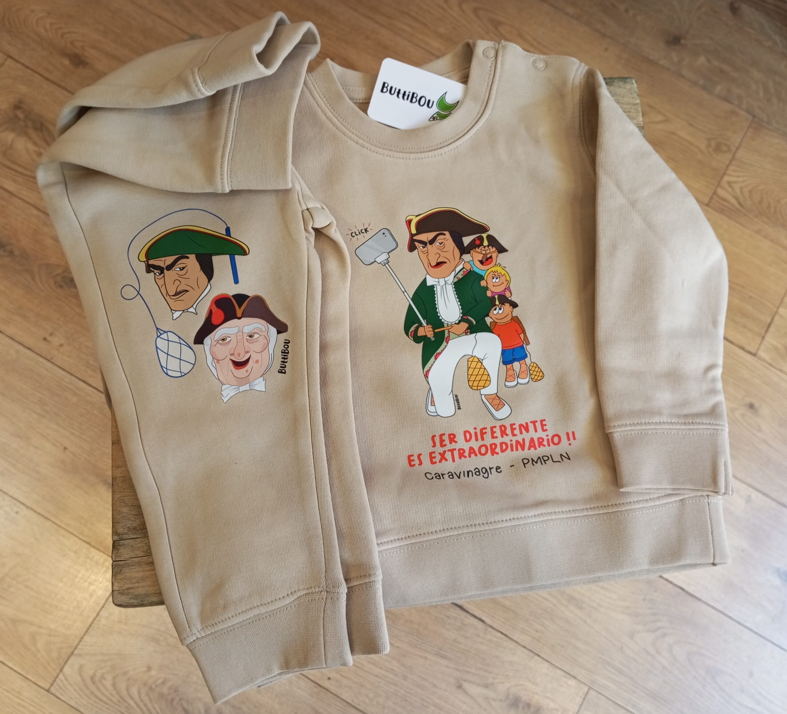 Conjunto kiliki Caravinagre y Verrugras