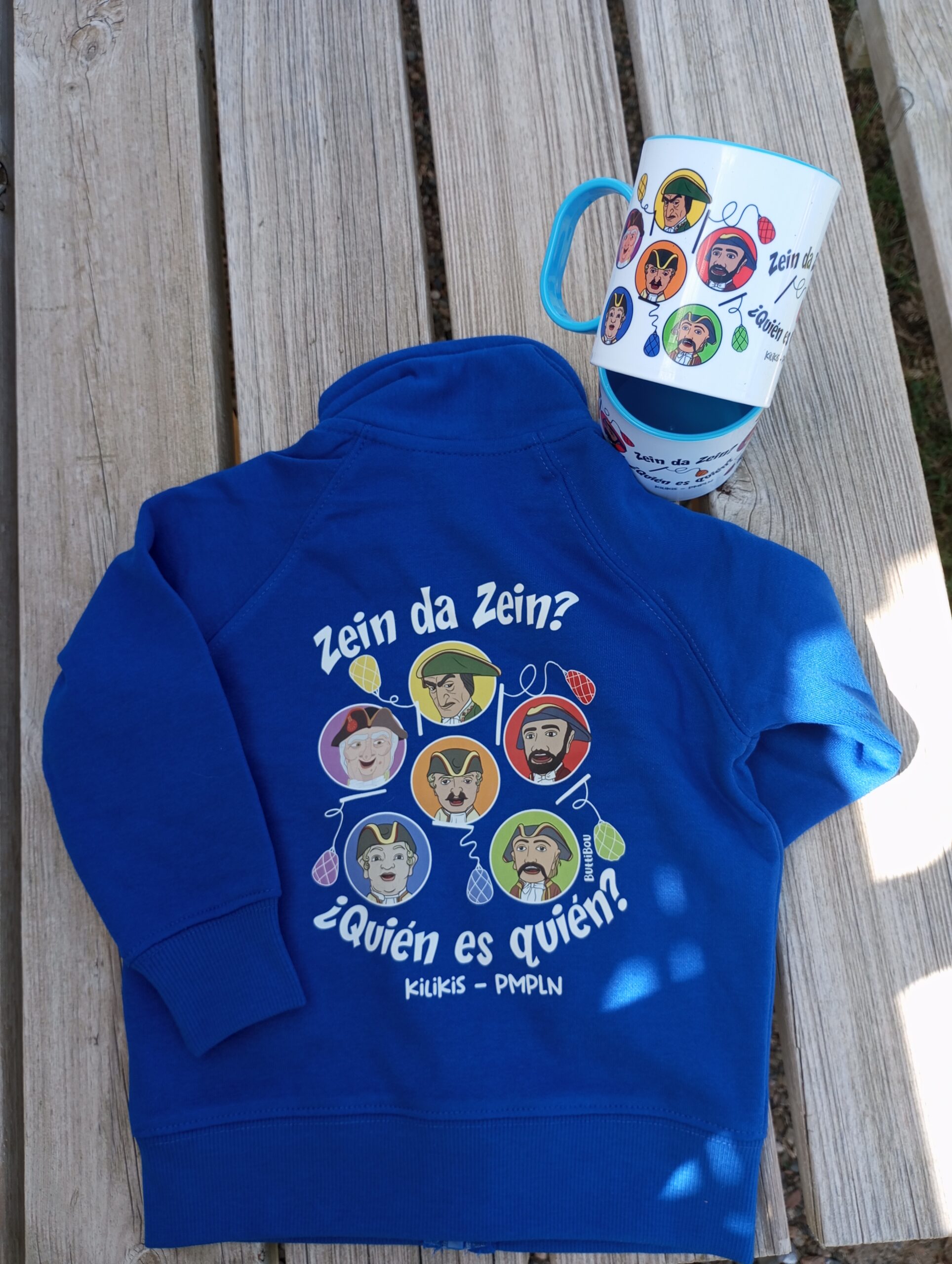 sudadera kilikis de Pamplona, quien es quien